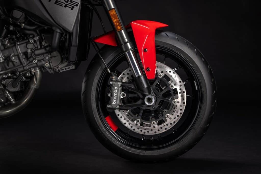 2026-Ducati-Monster-V2-front-wheel-brembo-brake-detail 2026-Ducati-Monster-V2-front-wheel-brembo-brake-detail