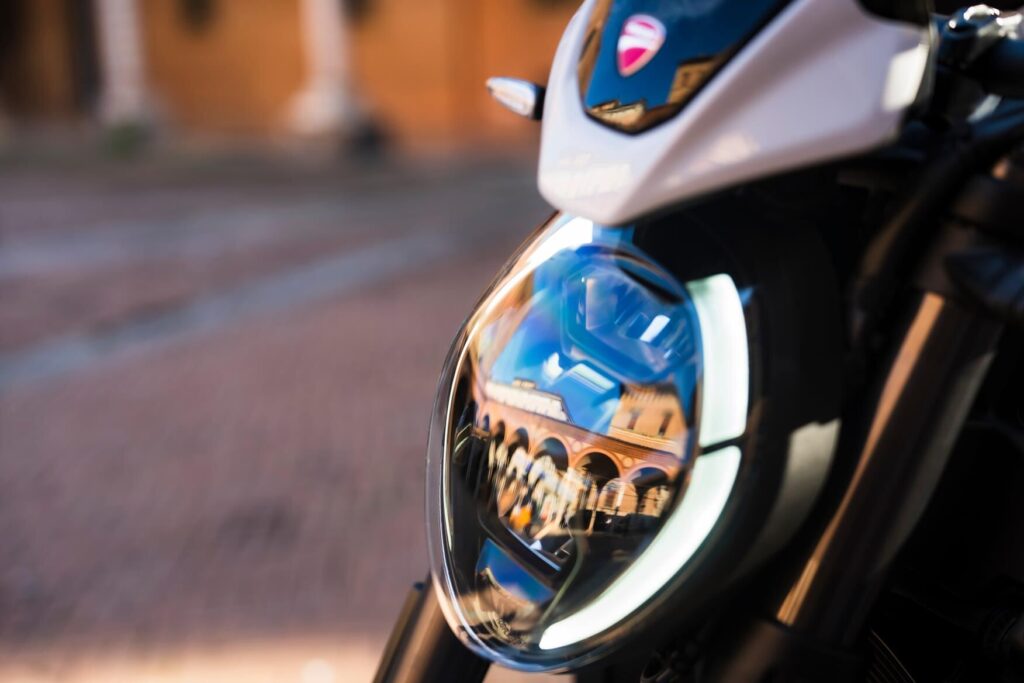 2026-Ducati-Monster-V2-headlight-led-closeup-white 2026-Ducati-Monster-V2-headlight-led-closeup-white